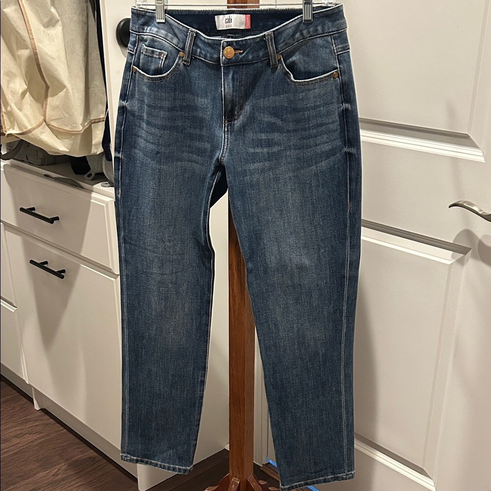 CAbi Dark Blue Ankle Jeans
